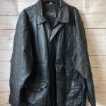 HENRY MORELL vintage kožna jakna - prava prirodna koža - vel. XXL